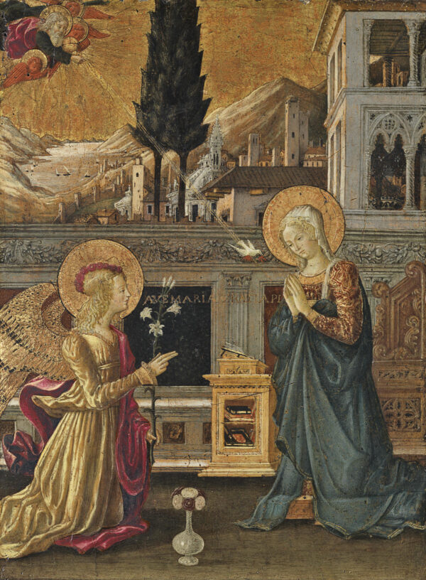 The Annunciation by Benedetto Bonfigli c1455