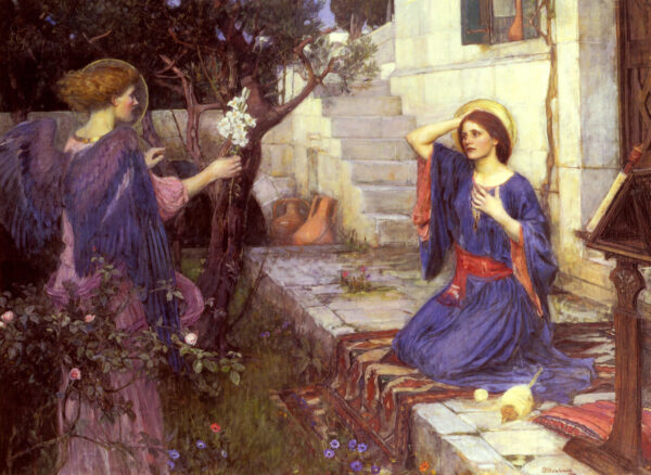 The Annunciation by John William Waterhouse 1914