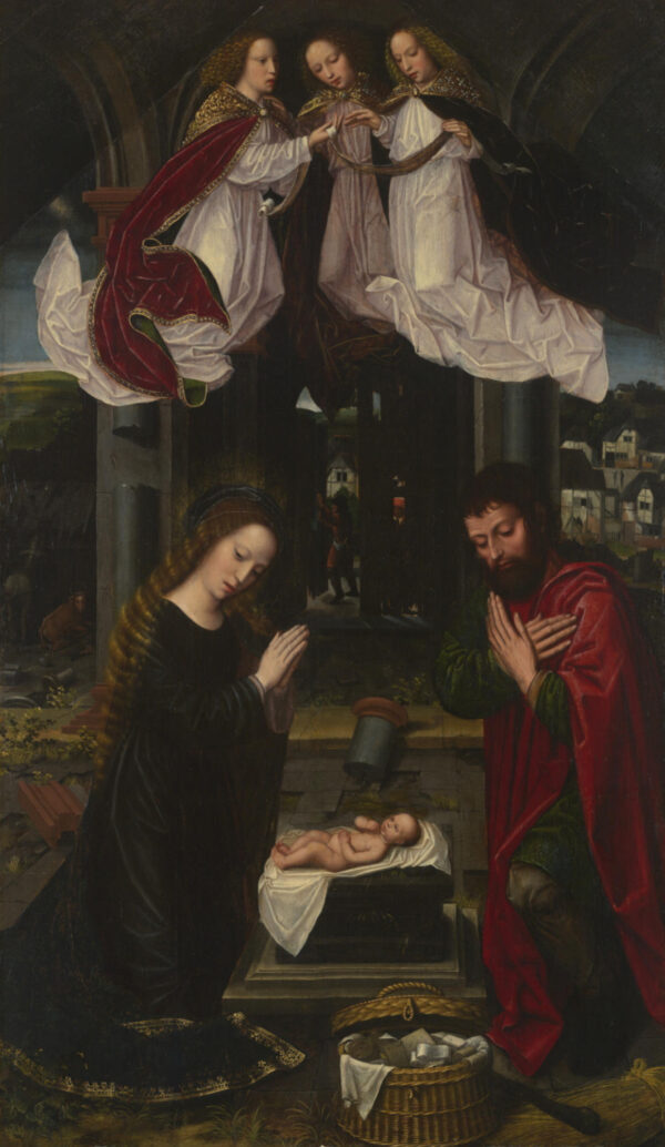 The Nativity by Ambrosius Benson 1525-30