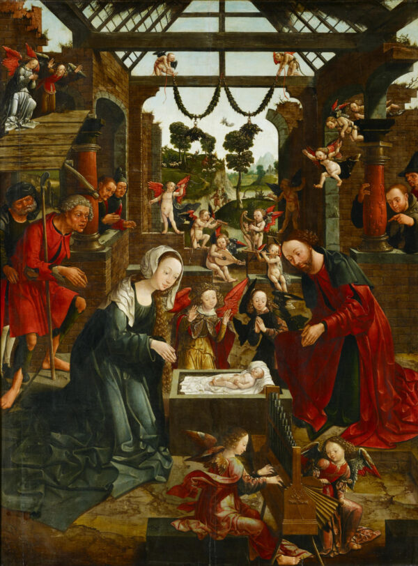 The Nativity by Jacob Cornelisz van Oostsanen 1511-20