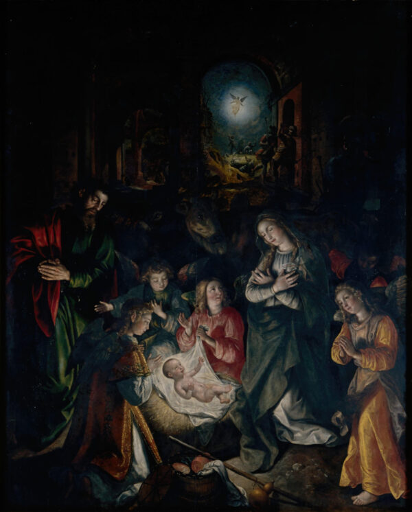 The Nativity by Maerten de Vos 1574